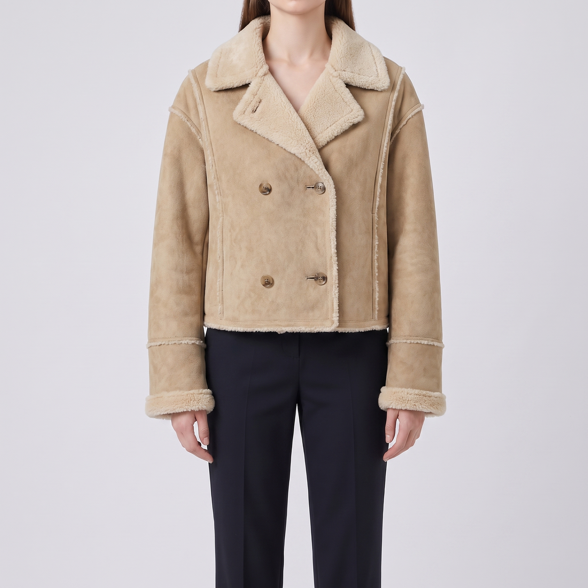 Amélie | Cosy Sherpa-Lined Jacket for Women in Winter