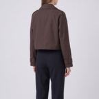 Margaux | Classic Short Double-Breasted Trench Coat for Women