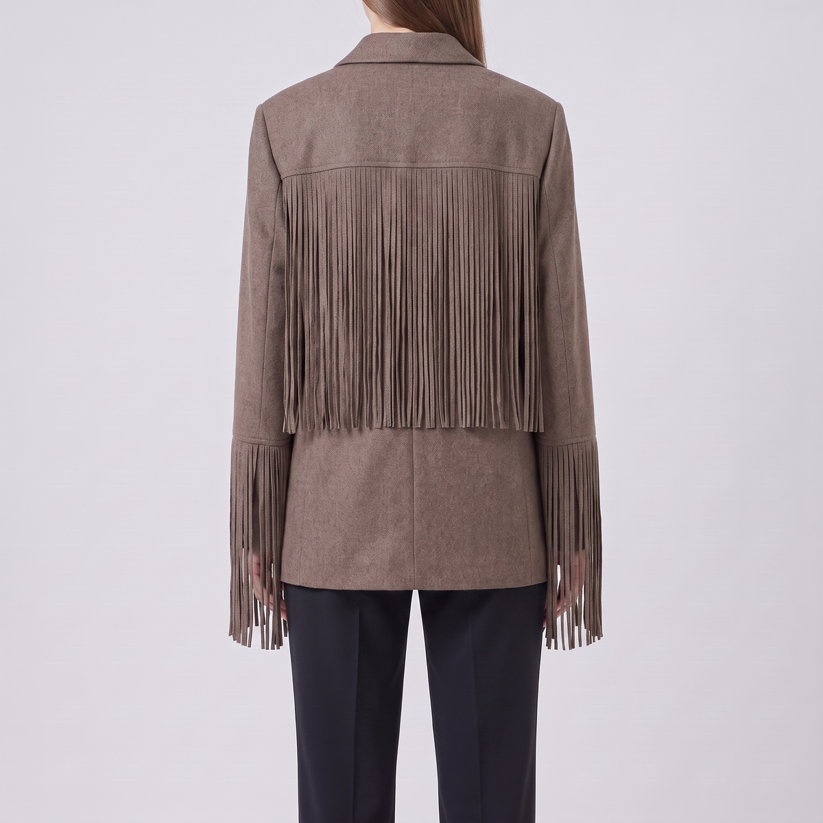 Noémie | Relaxed Tassel Blazer with Lapel Collar for Women