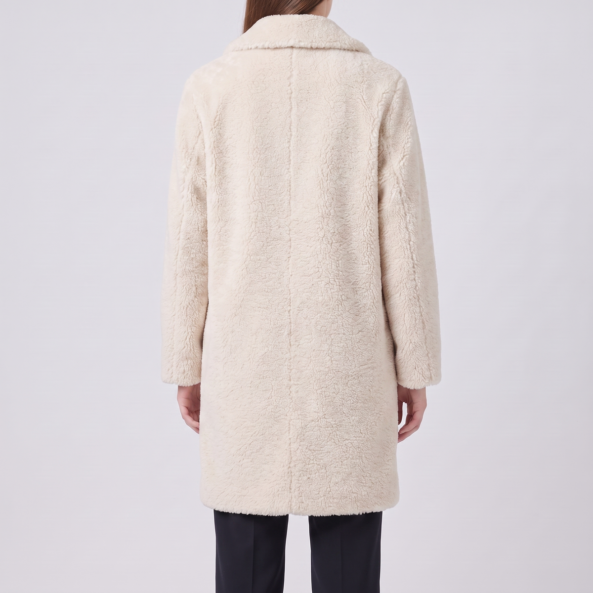 Solène | Cosy Teddy Coat with Notched Collar for Women in Winter